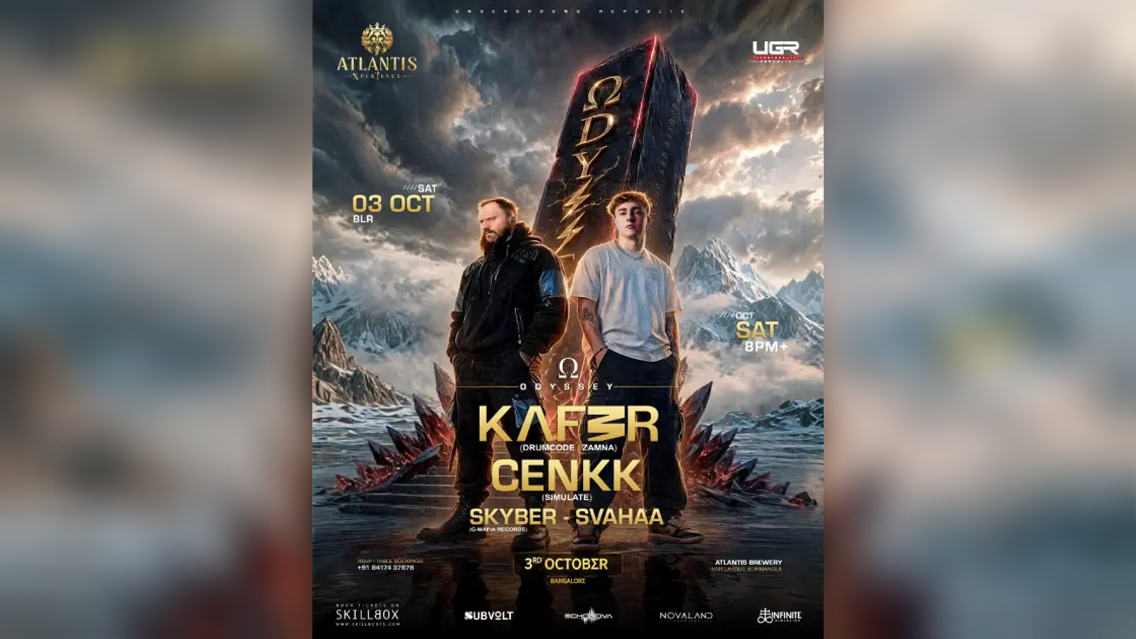 ODYSSEY ft. KAF3R, CENKK, SKYBER & SVAHAA - Live