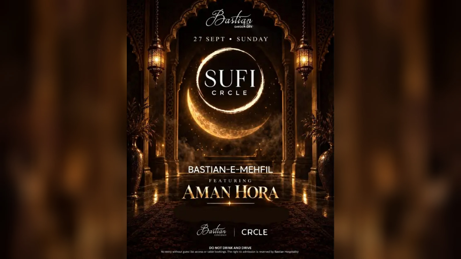 Sufi Crcle at Bastian Garden City with Aman Hora | Sunday