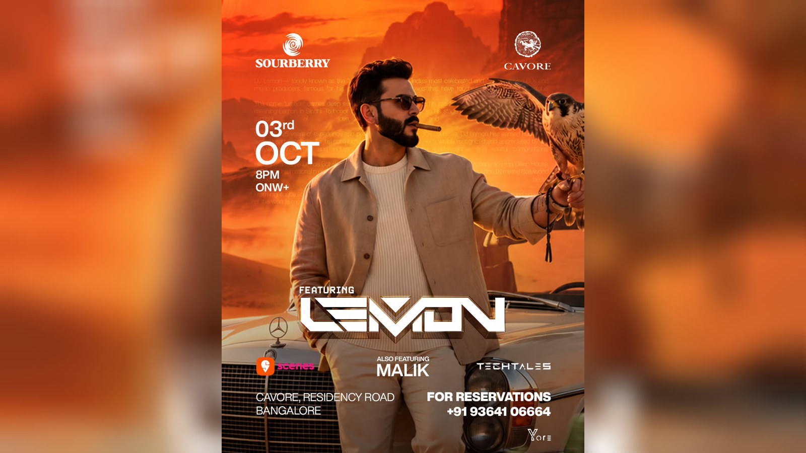 DJ Lemon (Debut) at Cavore