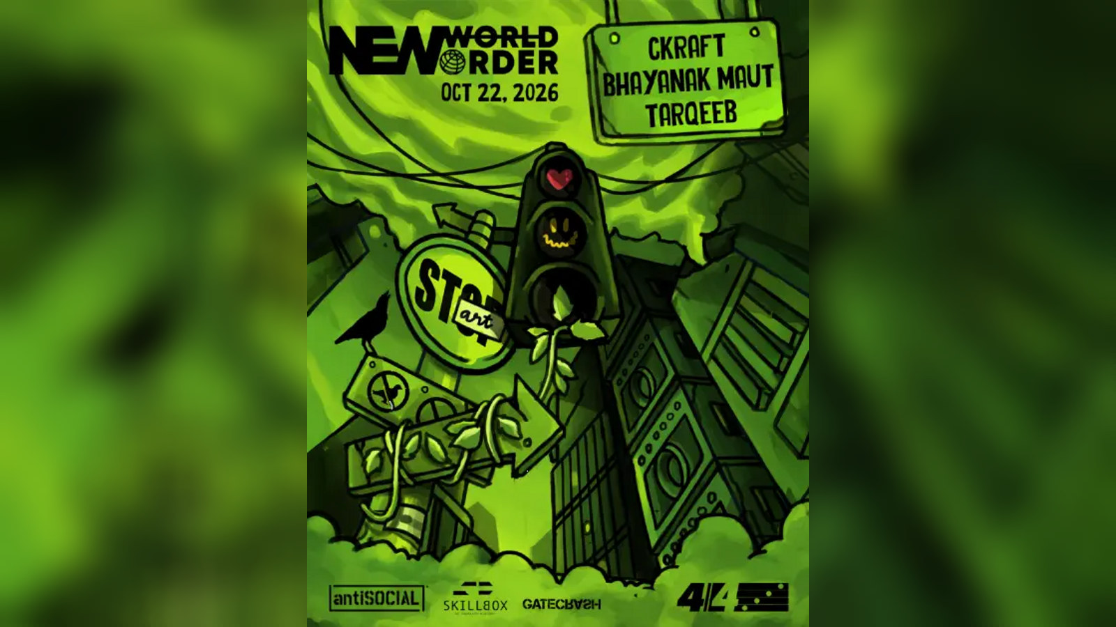 New World Order 26 ft. CKraft, Bhayanak Maut, Tarqeeb