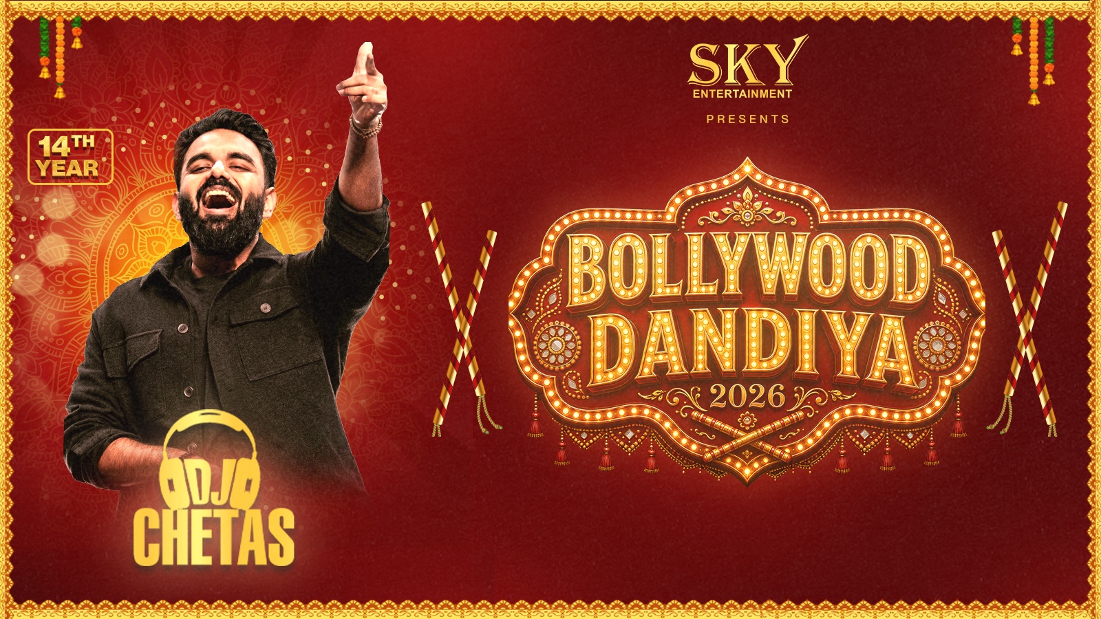 Sky Entertainment Presents Bollywood Dandiya ft. DJ Chetas