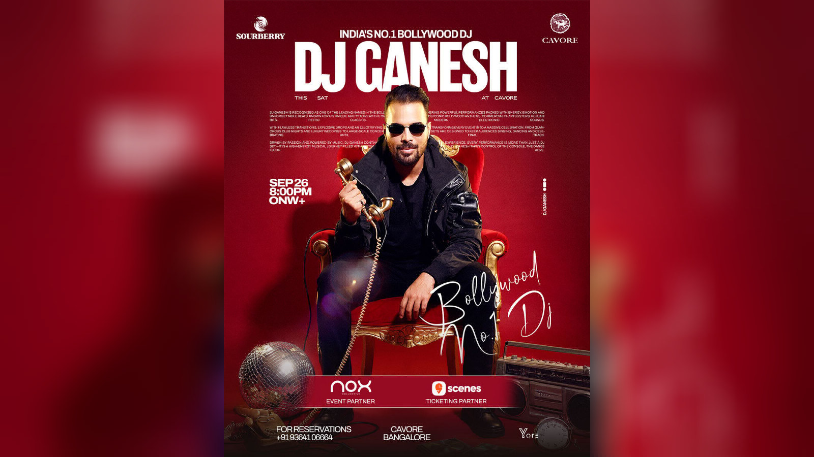DJ GANESH live at cavore