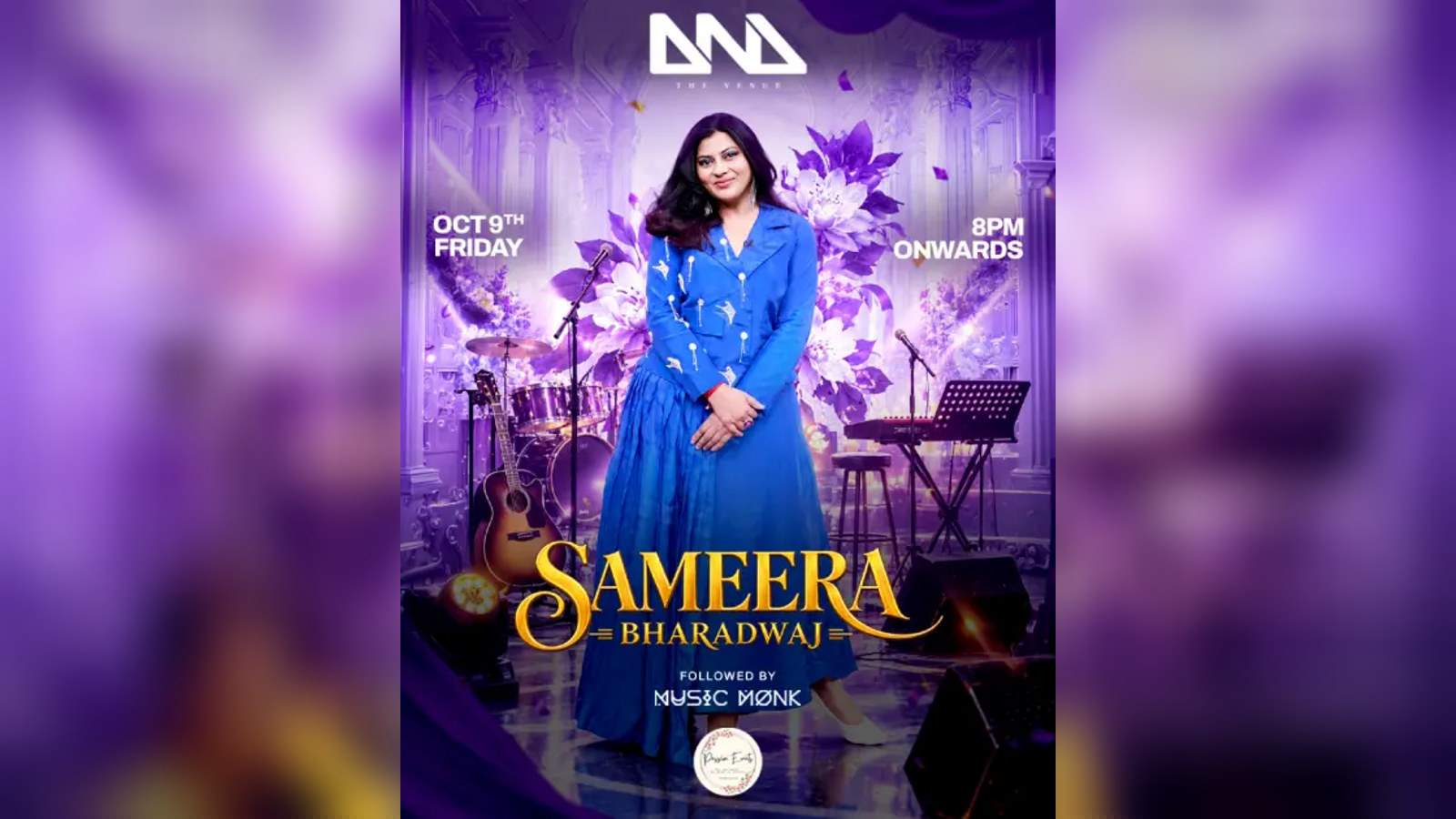 DND Ft. SAMEERA BHARADWAJ LIVE