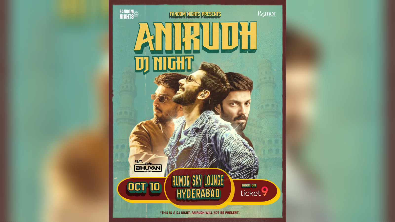 Anirudh Dj Night at Rumor