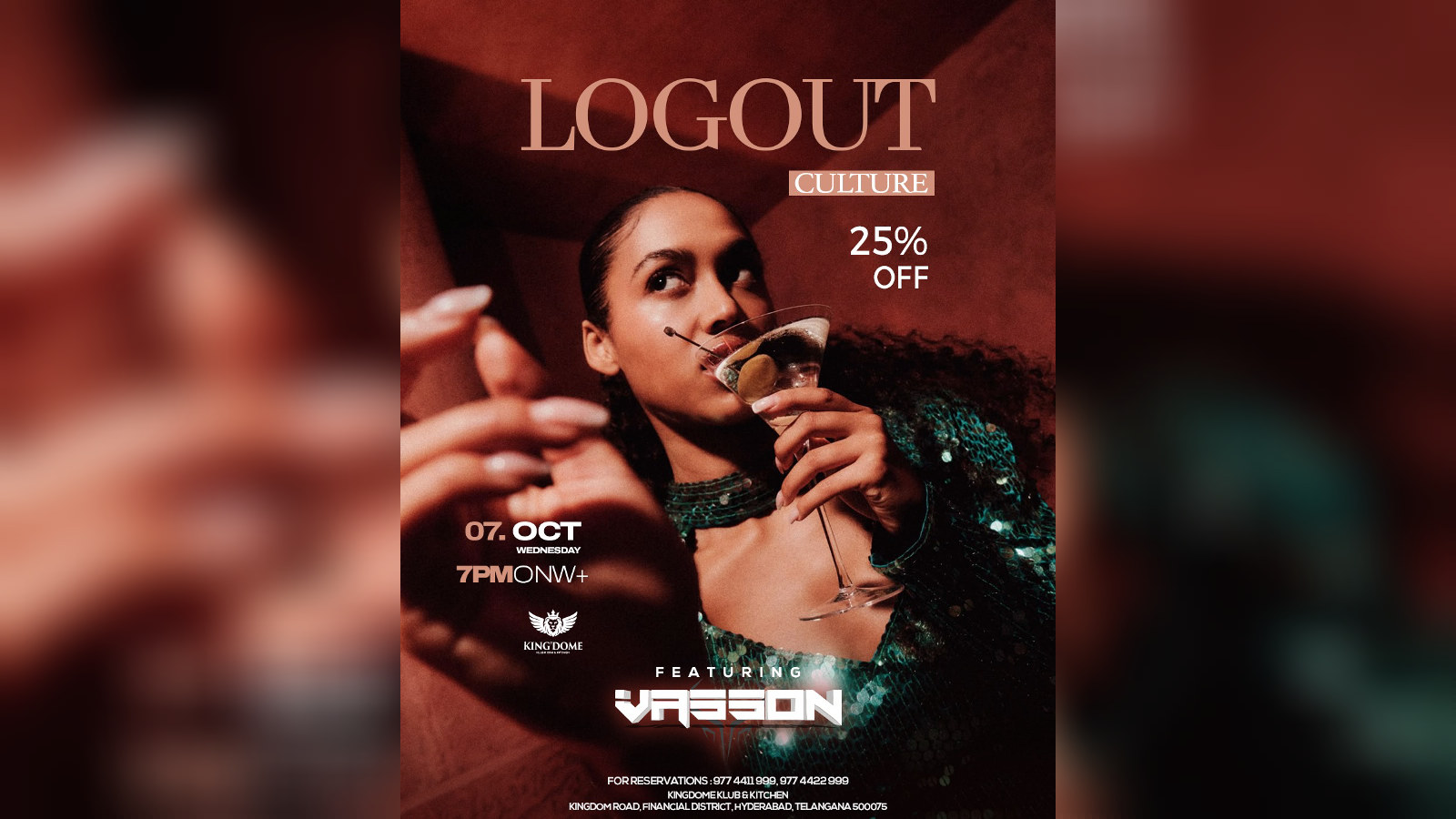 Logout Culture at Kingdome