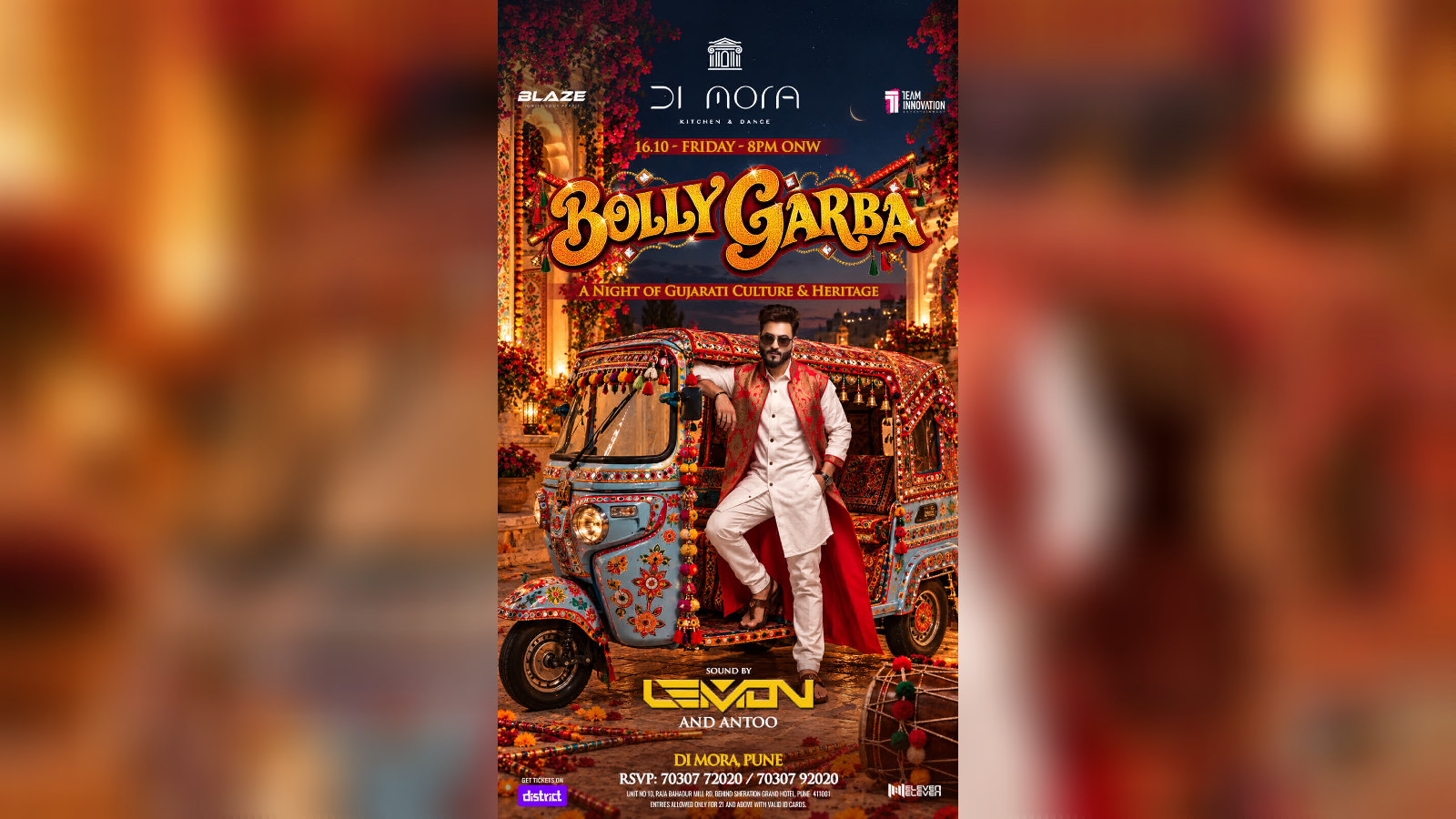 Bolly Garba ft. DJ LEMON at Di Mora