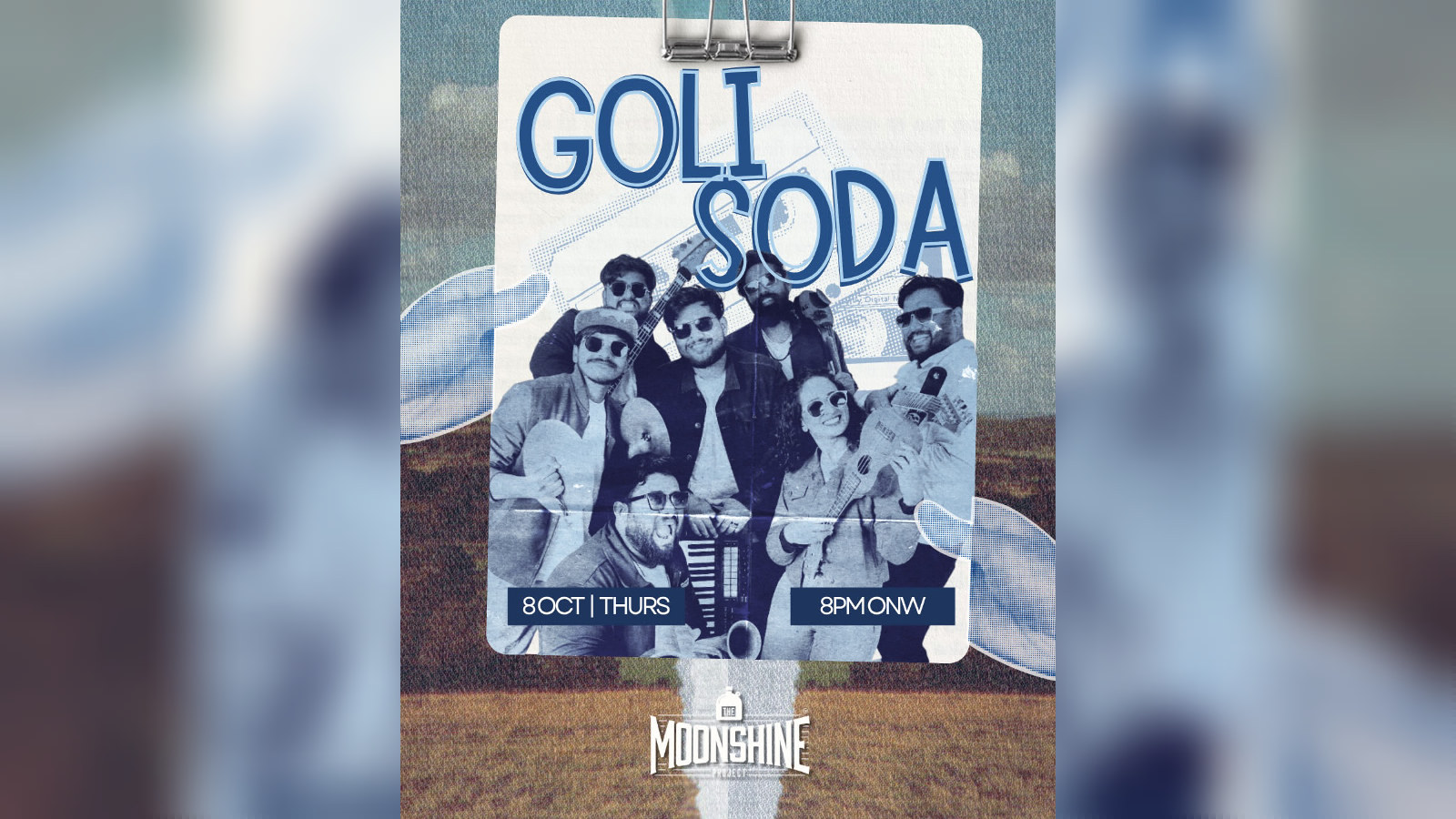 Goli Soda live at The Moonshine Project